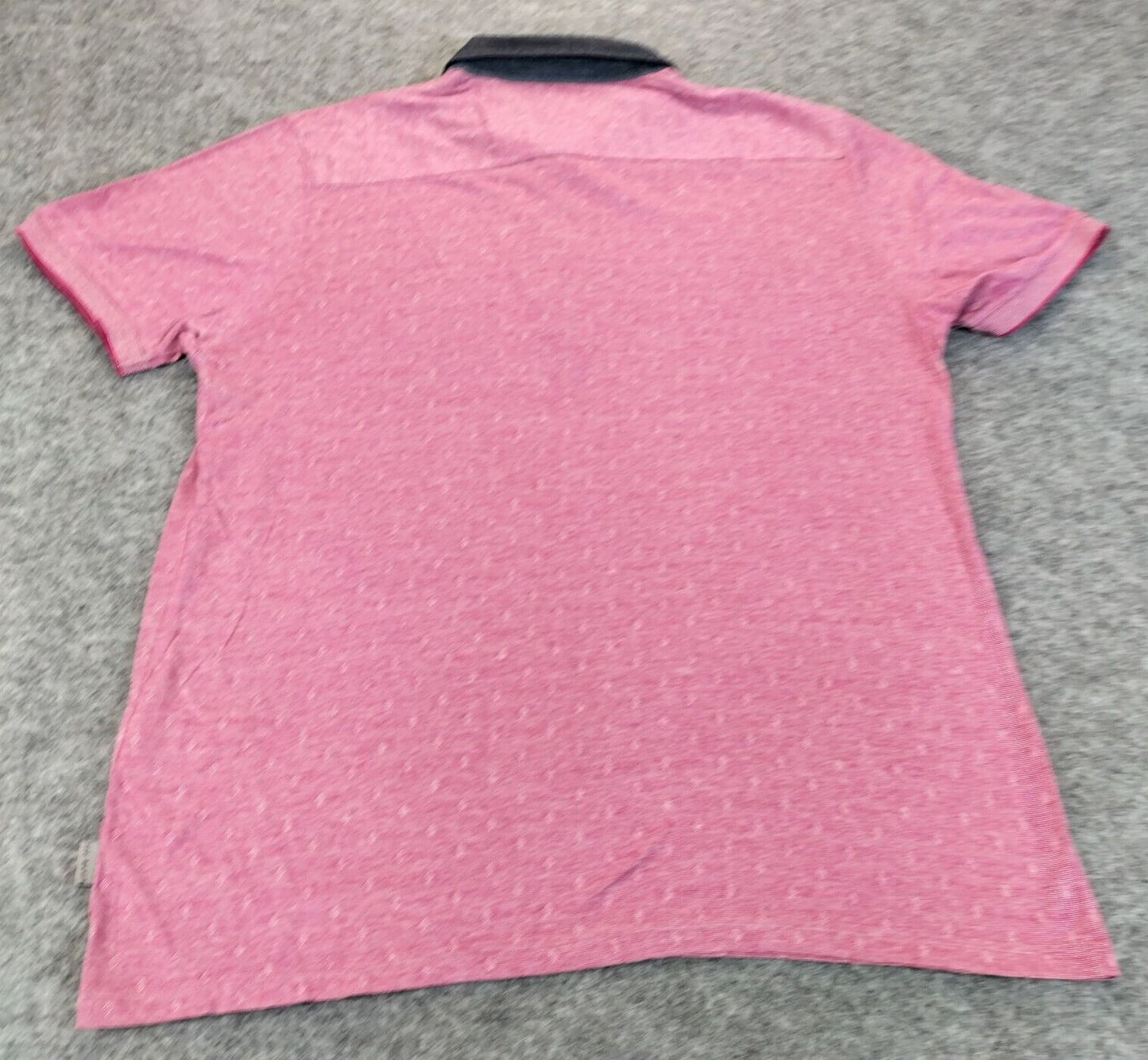 Ted Baker Mens Pink Cotton Collared Short Sleeves Polo T-Shirt Size 4 ( Medium)