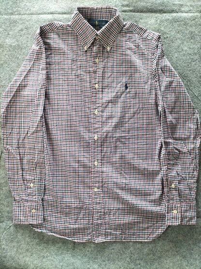 Polo Ralph Lauren Men's Red Long Sleeves Classic Fit Button Up Shirt Size S