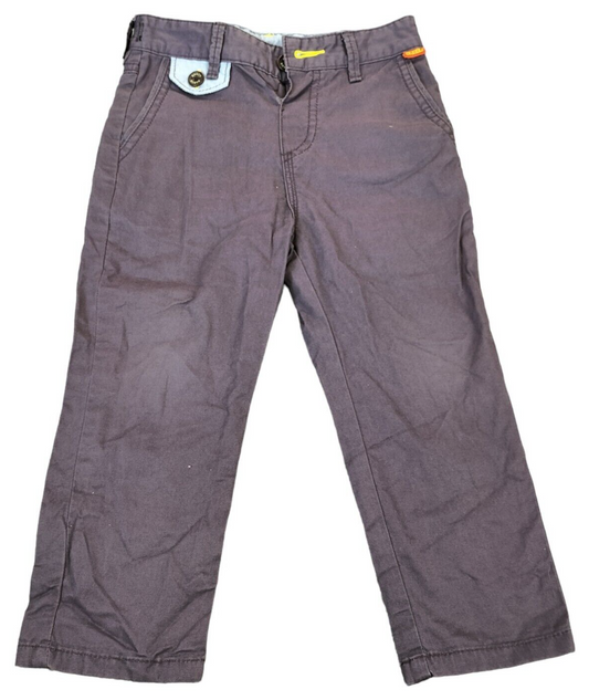 Ted Baker Boys Purple Cotton Straight Leg Pockets Button Fly Jeans Size 2-3 Y