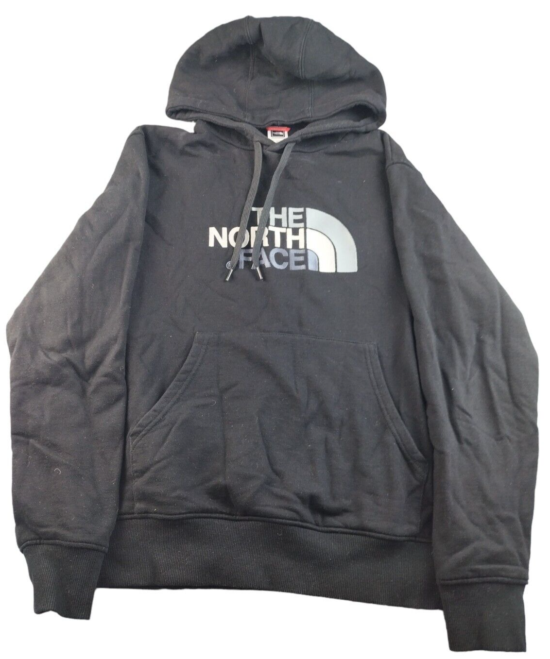 The North Face Mens Black Cotton Outdoor Life Streetwear Long Sleeve Hoodie Sz M