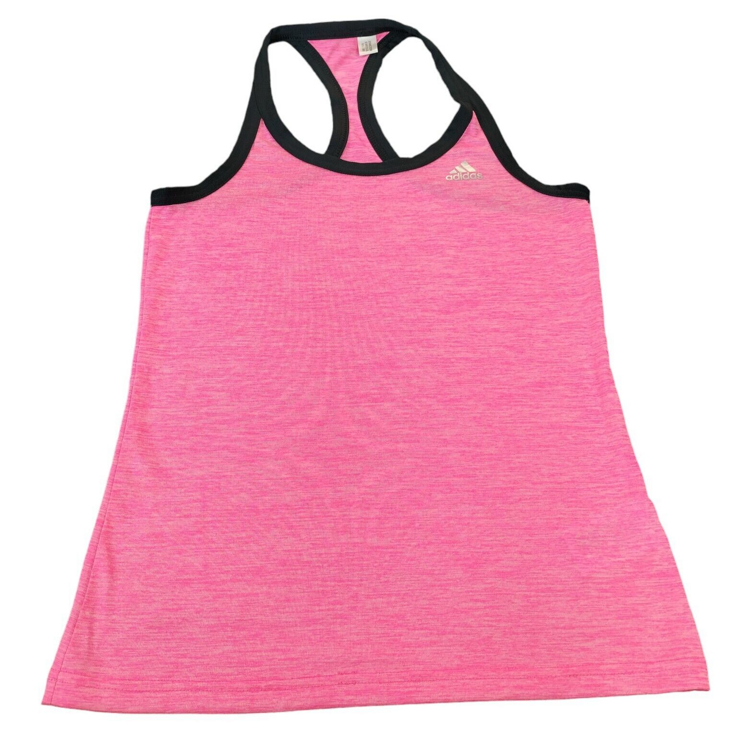 Adidas Climalite Womens Pink Round Neck Sleeveless Vest Running Tank Top Size XS