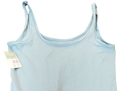 Primark Cares Womens Blue Sleeveless Pullover Activewear Tank Top Size XS