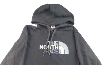 The North Face Mens Black Cotton Outdoor Life Streetwear Long Sleeve Hoodie Sz M