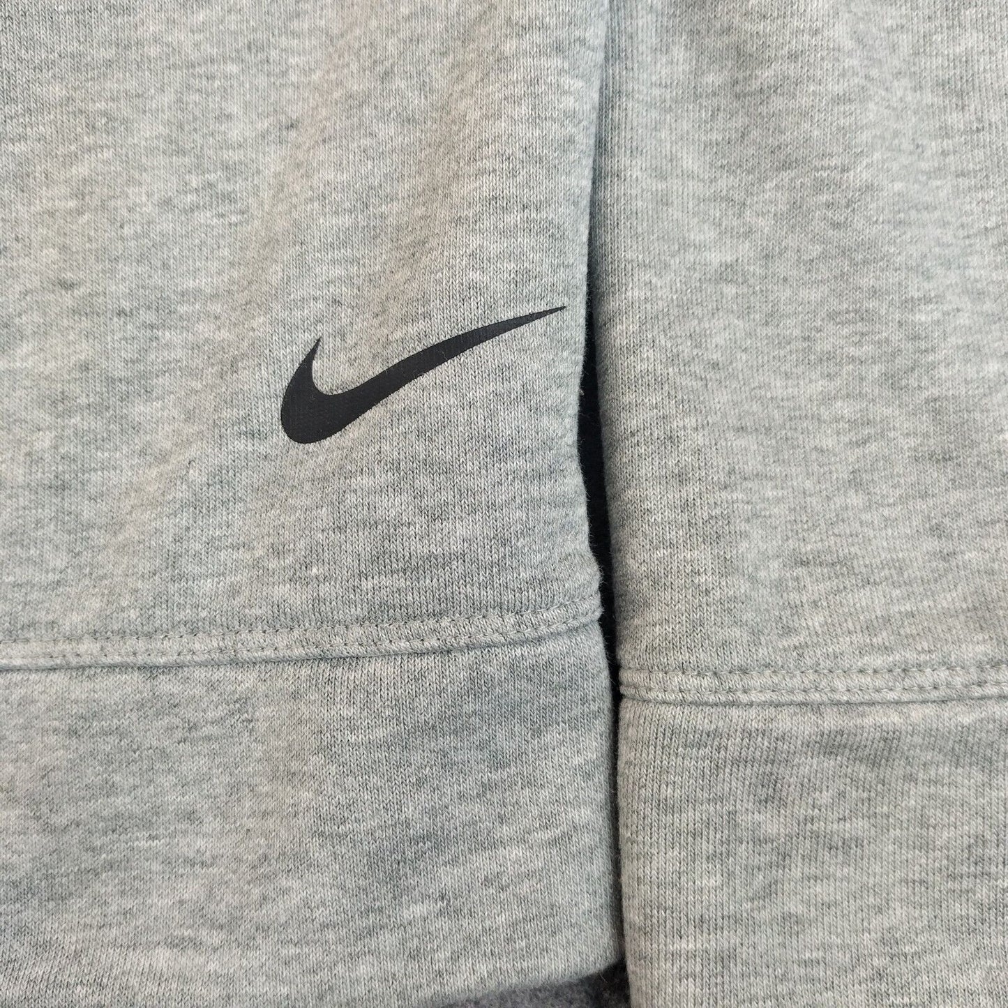 Nike Dri-Fit Womens Gray Cotton Crew Neck Long Sleeve Pullover Sweatshirt Size S