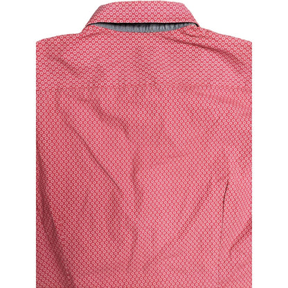 Ted Baker Mens Pink 100% Cotton Long Sleeve Button Up Dress Shirt Size 3