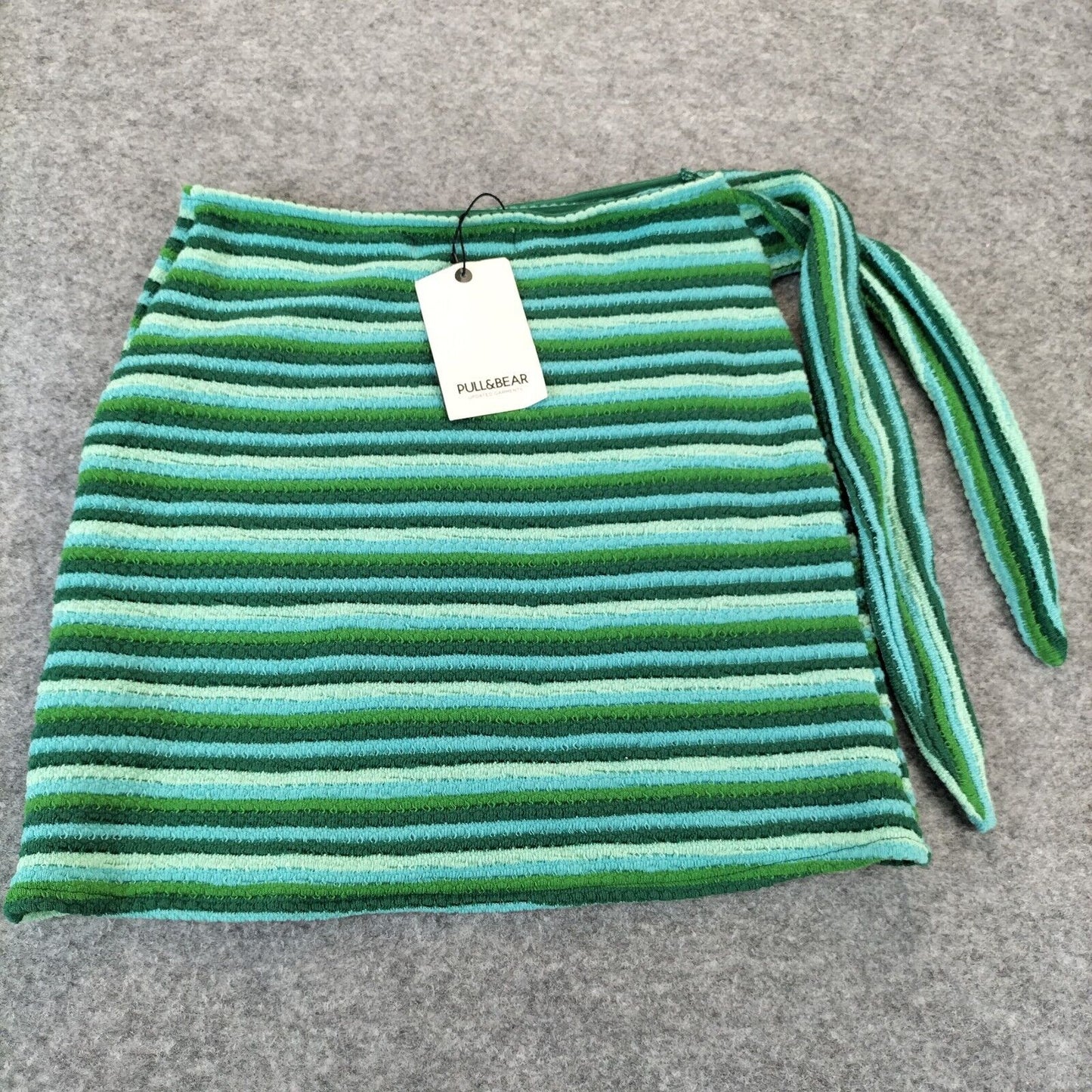 Pull & Bear Womens Green Polyester Short Skirts Size Small