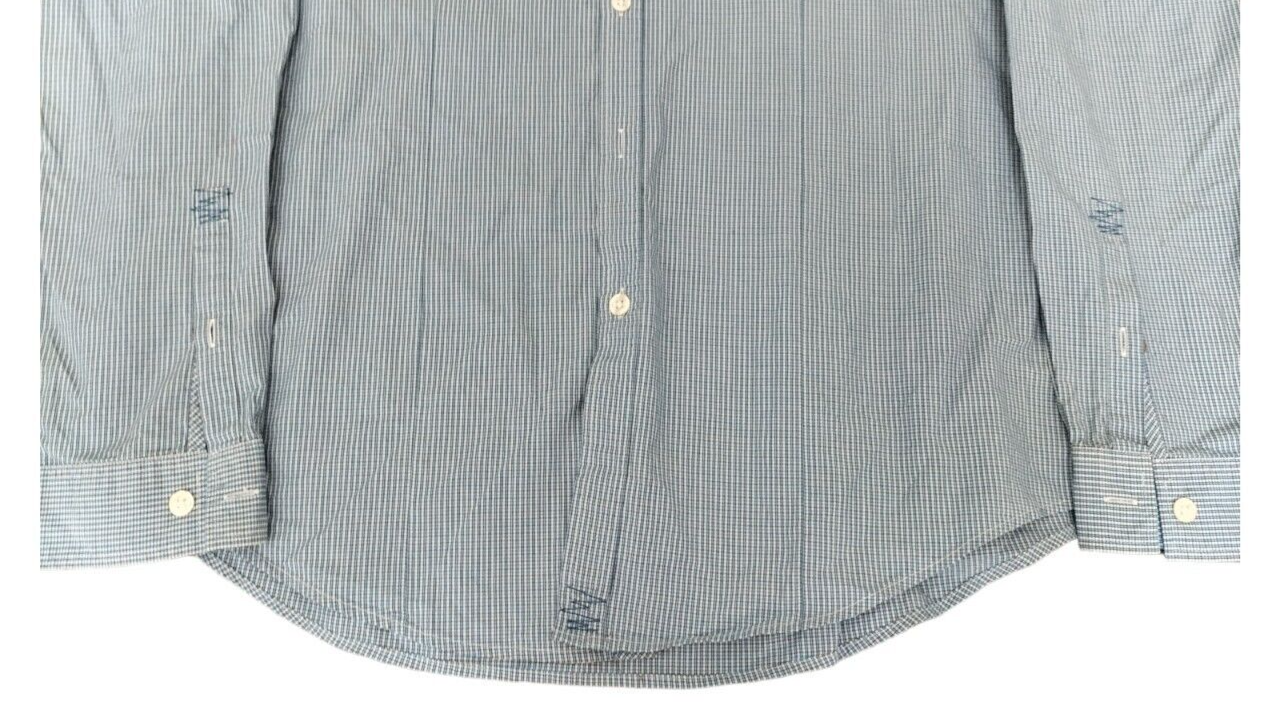 HUGO BOSS Mens Blue Slim Fit Long Sleeve Casual Button Up Shirt XL